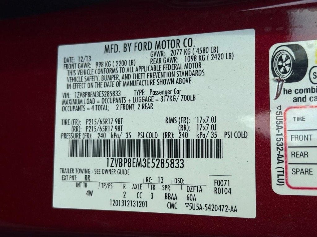 2014 Ford Mustang V6 Premium