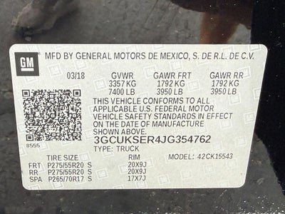 2018 Chevrolet Silverado 1500 LTZ 1LZ