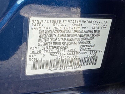 2016 Nissan Sentra SR