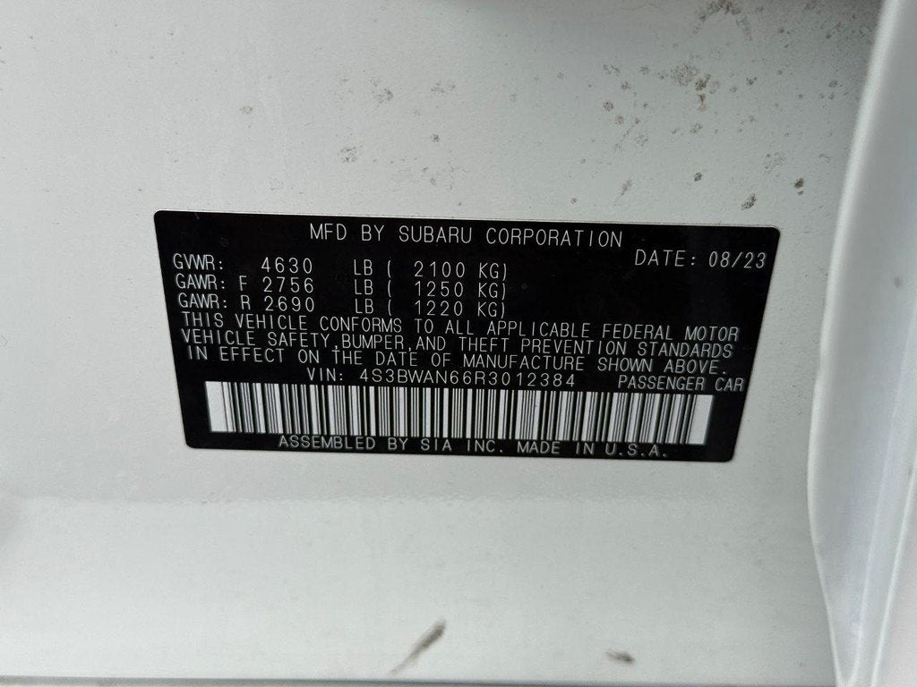 2024 Subaru Legacy Limited