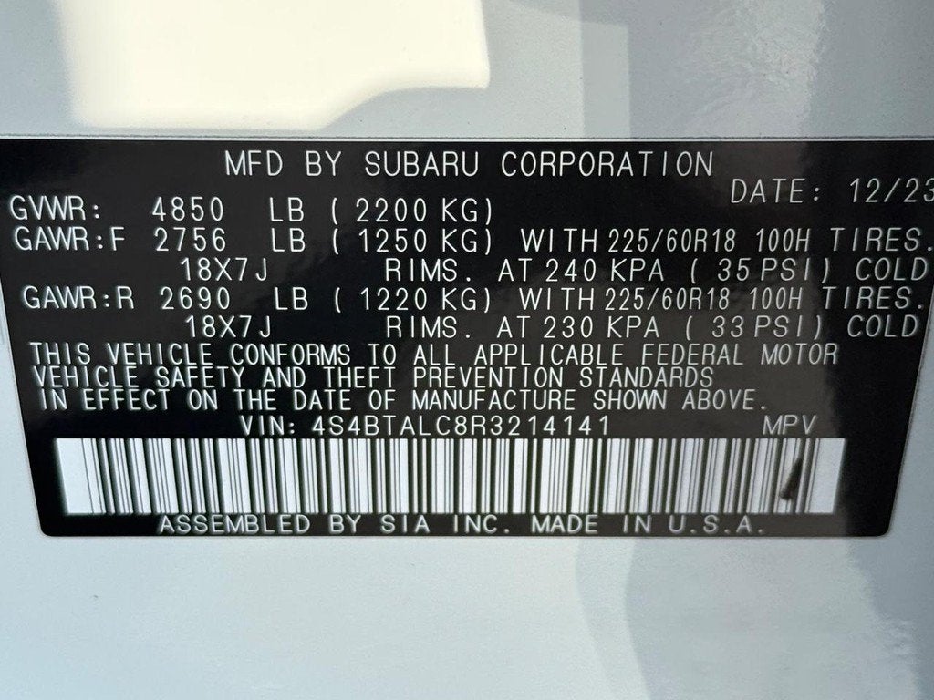 2024 Subaru Outback Onyx Edition