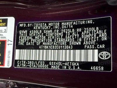2014 Toyota Avalon XLE Premium