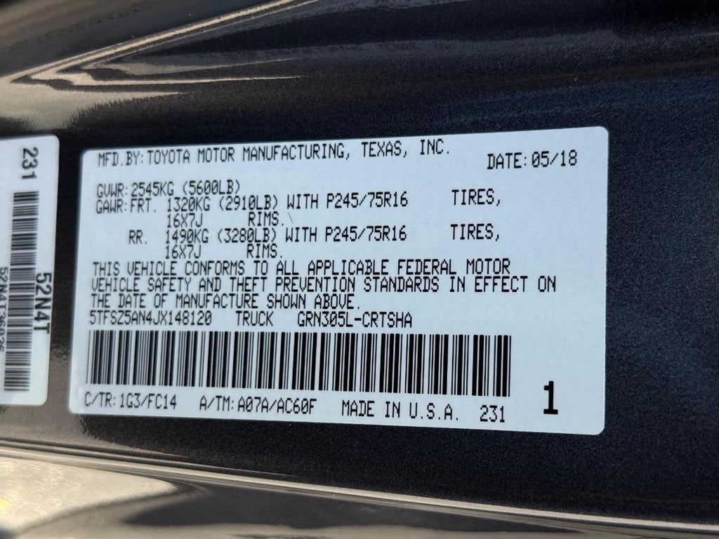 2018 Toyota Tacoma SR5 V6