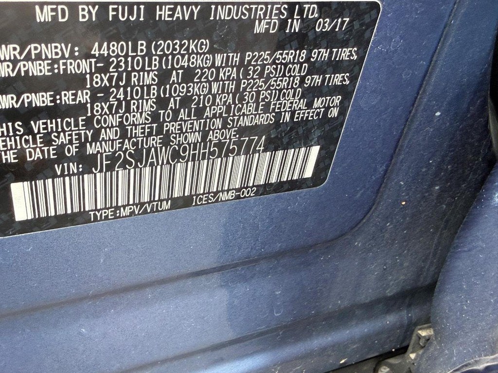 2017 Subaru Forester 2.5i Touring