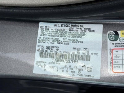 2012 Ford Fusion SE
