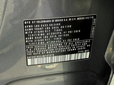 2018 Volkswagen Tiguan 2.0T SE 4Motion