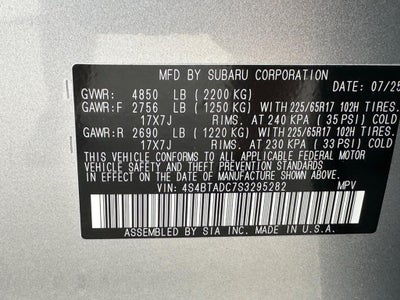 2025 Subaru Outback Premium