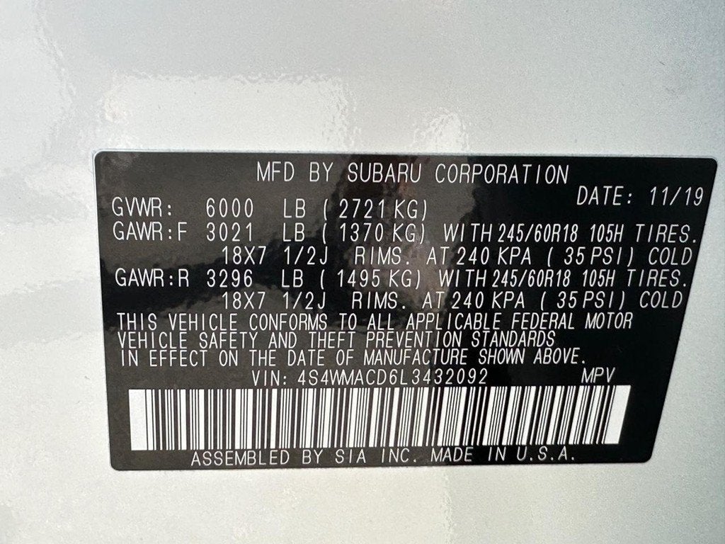 2020 Subaru Ascent Premium