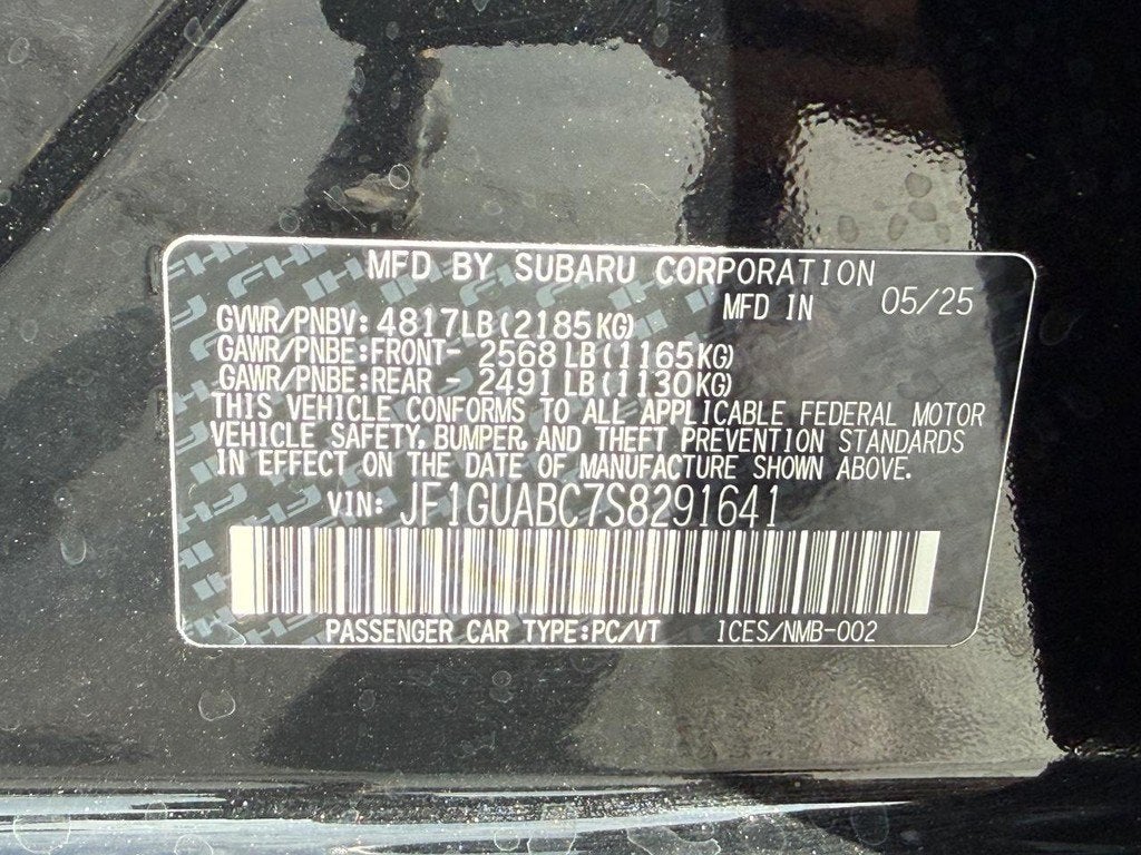 2025 Subaru Impreza Base
