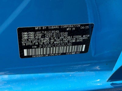 2025 Subaru Impreza Sport