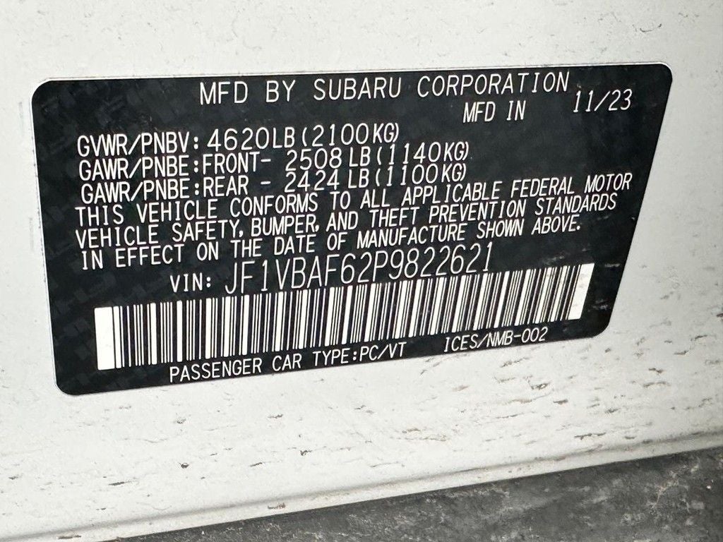 2023 Subaru WRX Premium