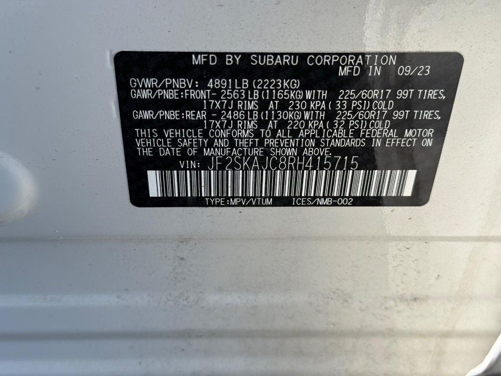 2024 Subaru Forester Wilderness