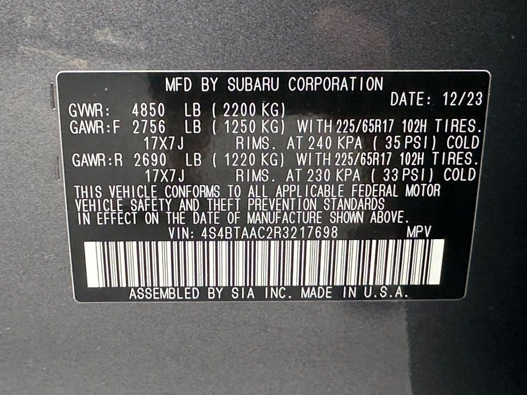 2024 Subaru Outback 2.5i
