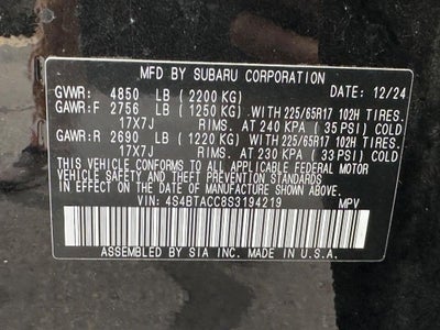 2025 Subaru Outback Premium