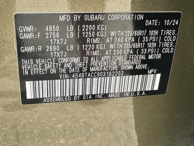 2025 Subaru Outback Premium