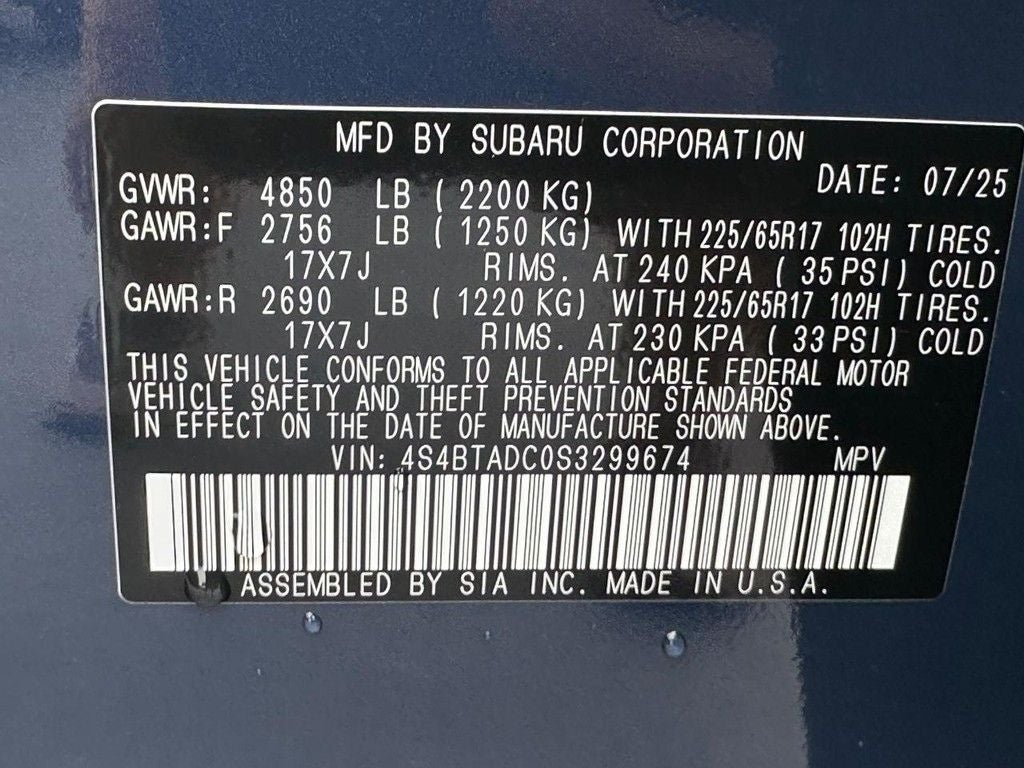 2025 Subaru Outback Premium