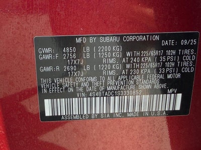 2025 Subaru Outback Premium