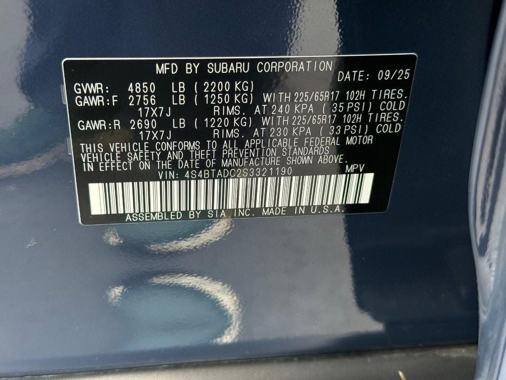 2025 Subaru Outback Premium
