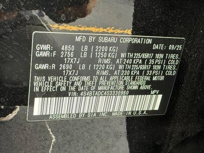 2025 Subaru Outback Premium
