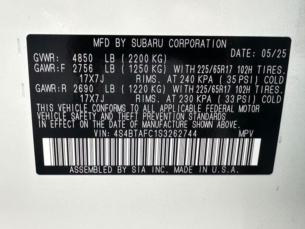 2025 Subaru Outback Premium