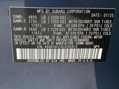 2025 Subaru Outback Premium