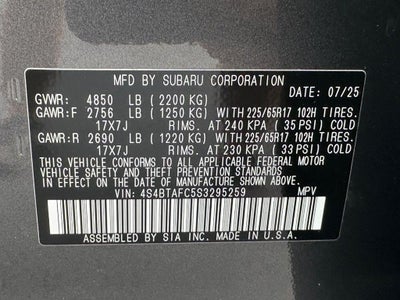 2025 Subaru Outback Premium