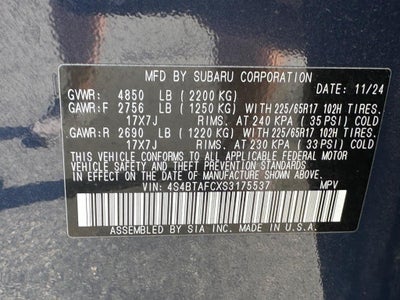 2025 Subaru Outback Premium