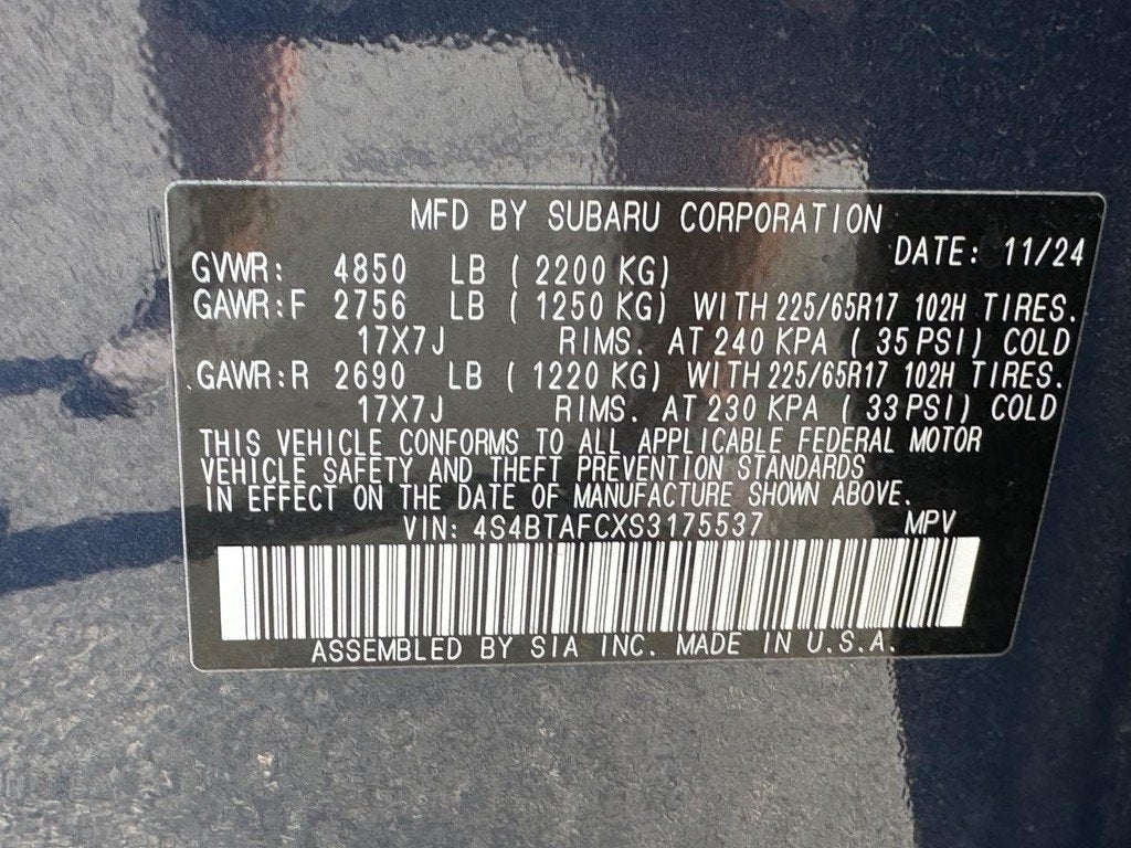 2025 Subaru Outback Premium