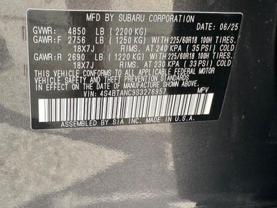 2025 Subaru Outback Limited
