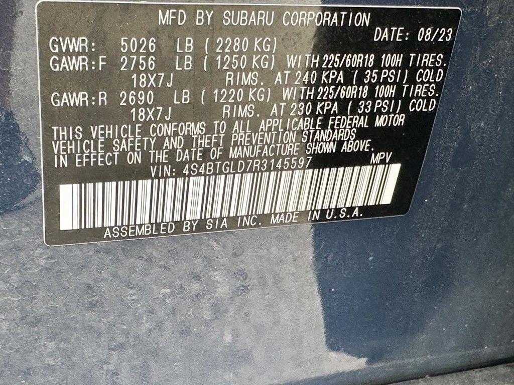 2024 Subaru Outback Onyx Edition XT