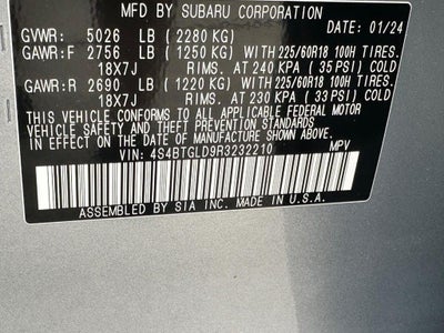 2024 Subaru Outback Onyx Edition XT