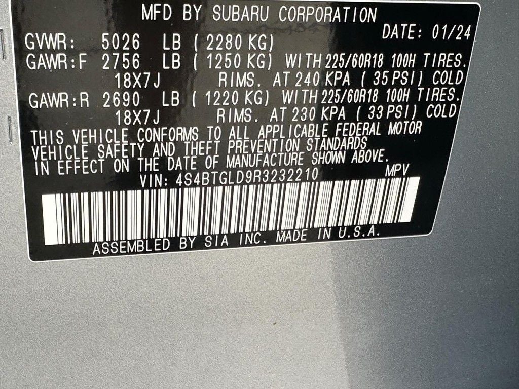 2024 Subaru Outback Onyx Edition XT