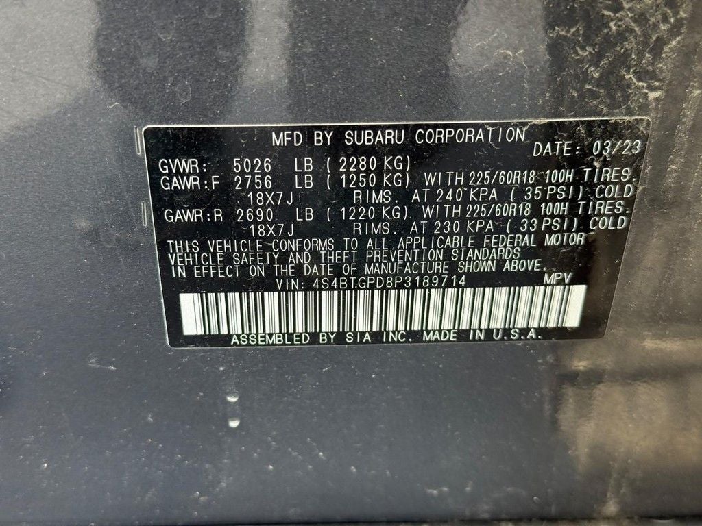 2023 Subaru Outback Touring XT