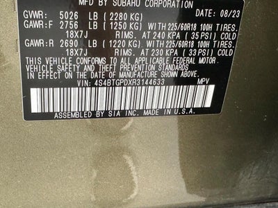 2024 Subaru Outback Touring XT