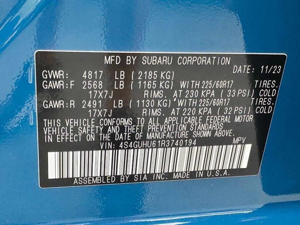 2024 Subaru Crosstrek Wilderness