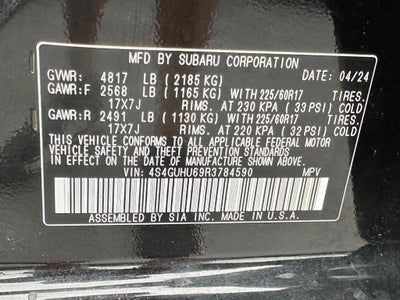 2024 Subaru Crosstrek Wilderness