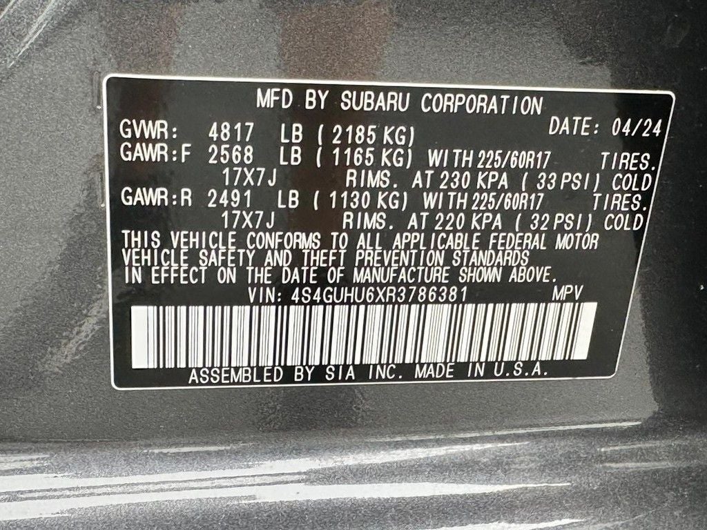 2024 Subaru Crosstrek Wilderness