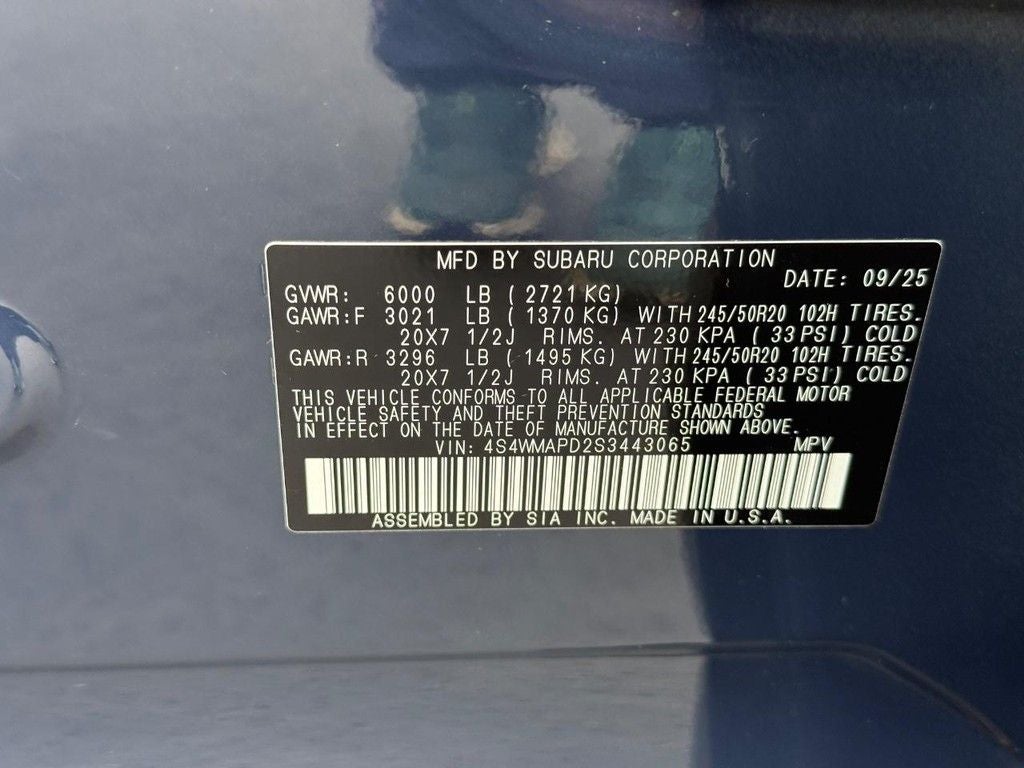 2025 Subaru Ascent Limited