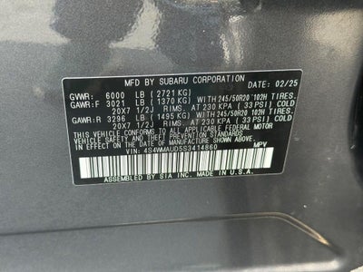 2025 Subaru Ascent Touring