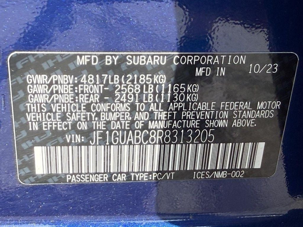 2024 Subaru Impreza Base