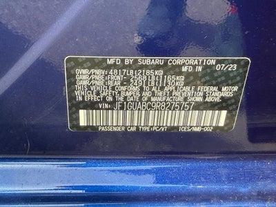 2024 Subaru Impreza Base
