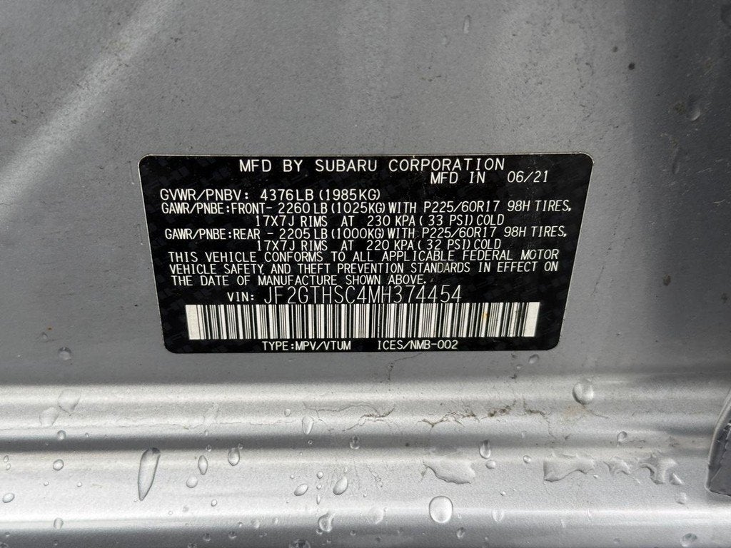 2021 Subaru Crosstrek Sport