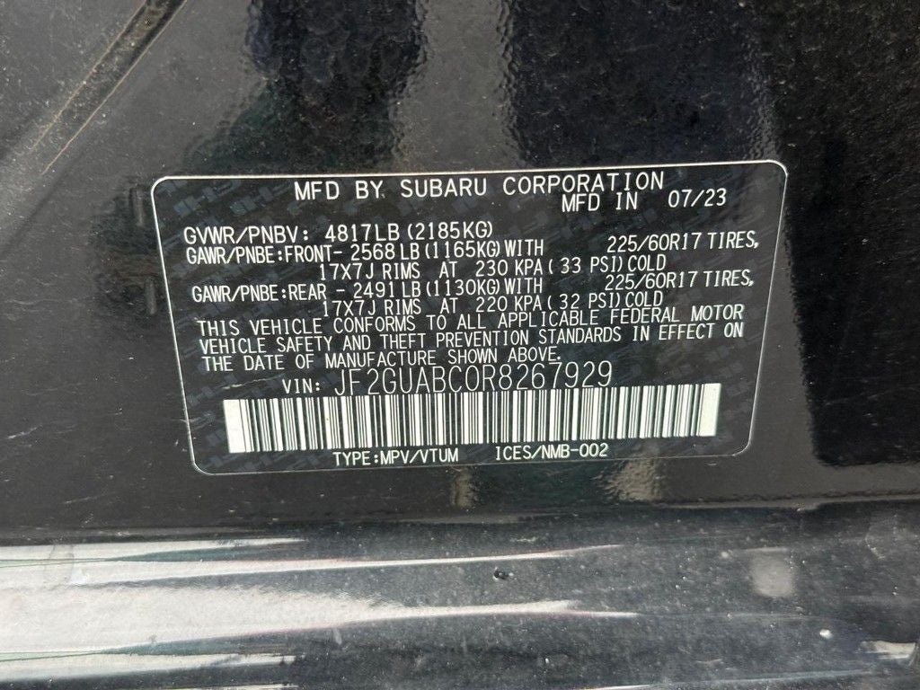 2024 Subaru Crosstrek Base
