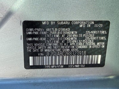 2024 Subaru Crosstrek Base
