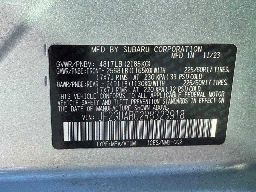 2024 Subaru Crosstrek Base