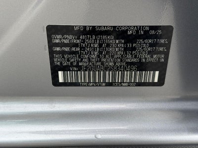 2025 Subaru Crosstrek Base