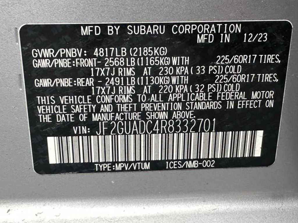2024 Subaru Crosstrek Premium