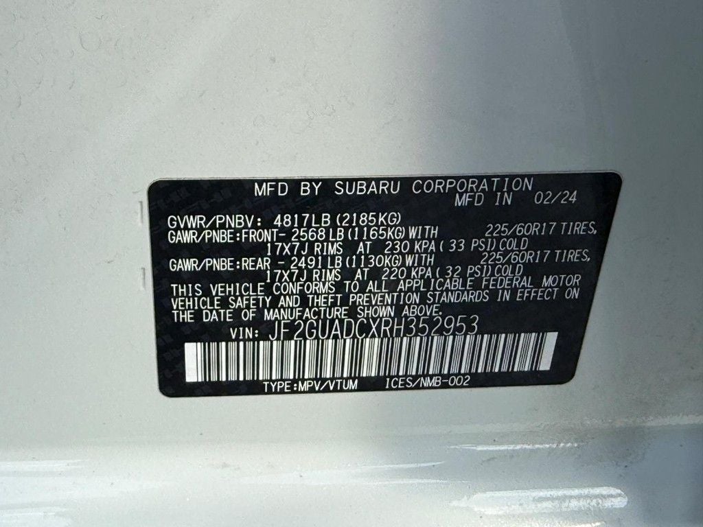 2024 Subaru Crosstrek Premium