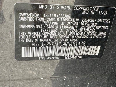 2024 Subaru Forester Base