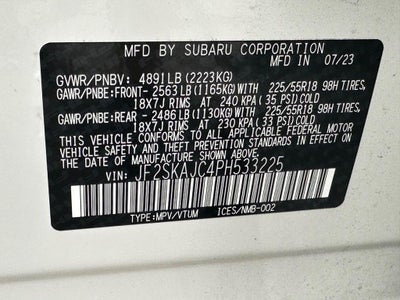2023 Subaru Forester Sport